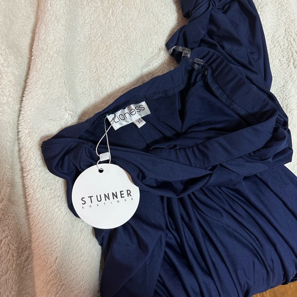 Navy Convertible Maxi Dress - Picture 5 of 6